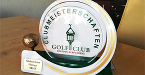 Pokal Golfschwung