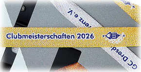 Bedruckte Medaillenbänder in gold, silber und bronze..
